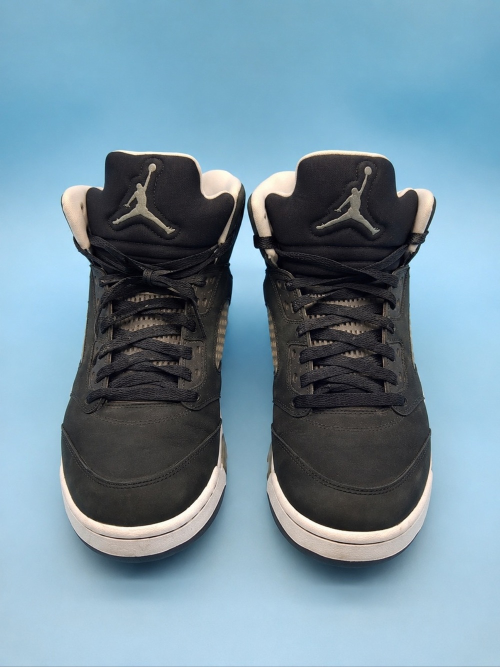 Nike Air Jordan 5 Retro Oreo Black Cool Grey Men’s Sneakers Size 10